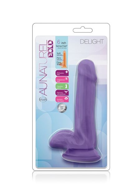 AU NATUREL BOLD DELIGHT 6INCH DILDO - 2